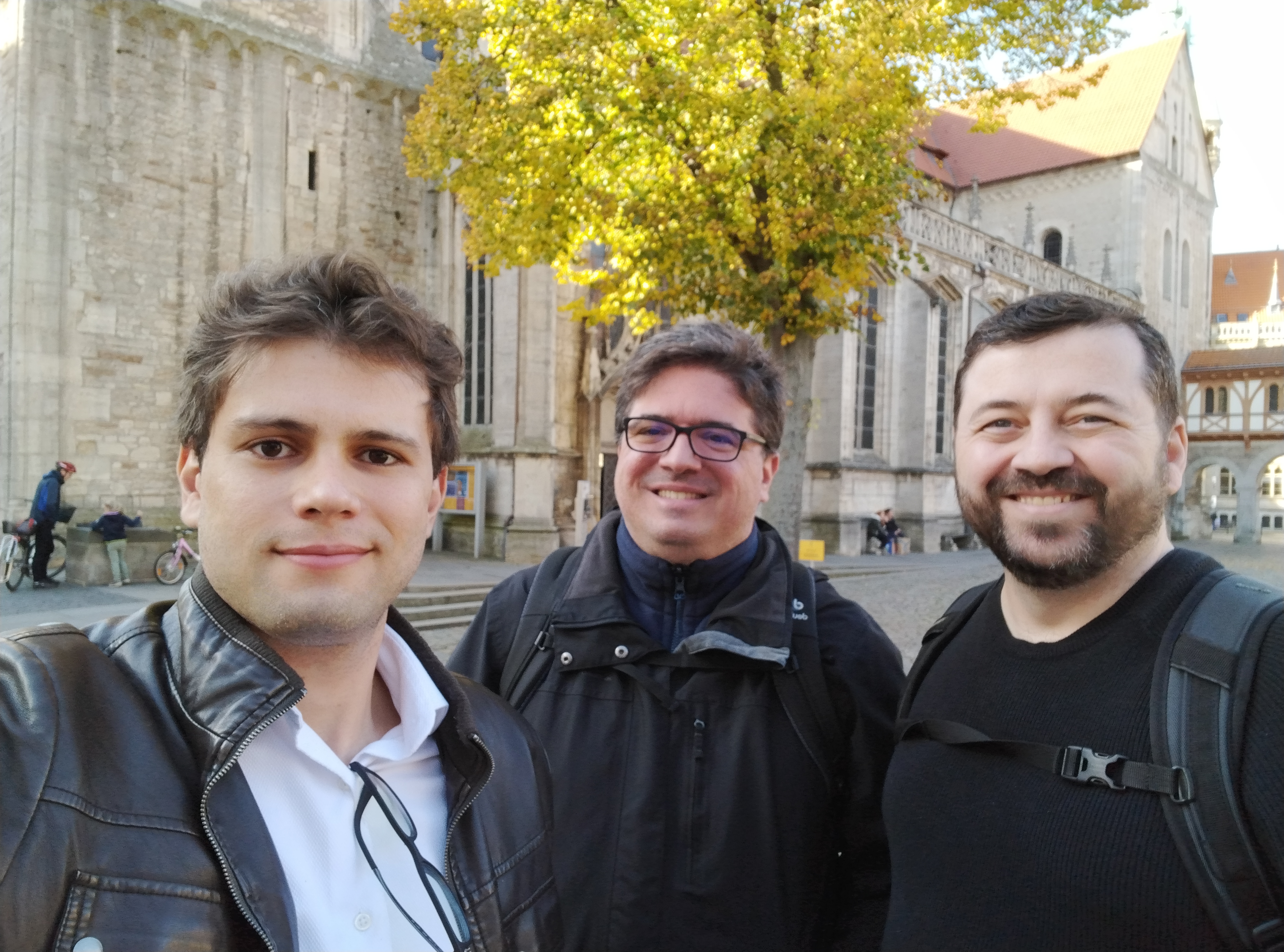 Profs. André Drummond, Marcos Caetano and I