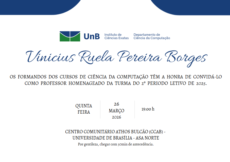 Convite Colação Grau 2025/2